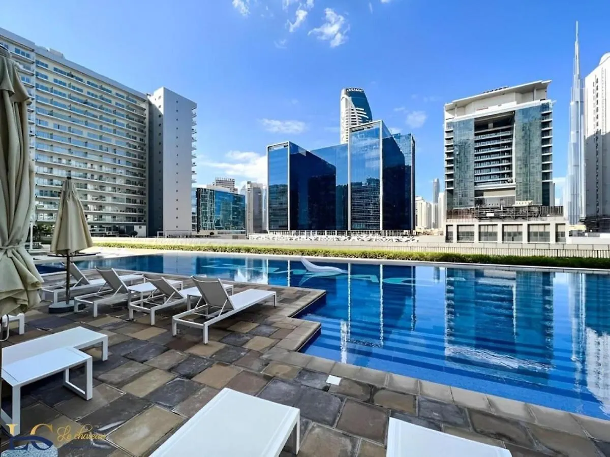 شقة Coastal 2Bed With Full Canal Views In Business Bay دبي الإمارات العربية المتحدة
